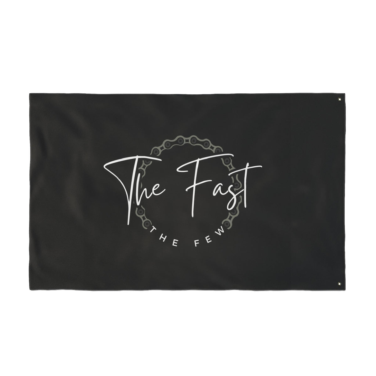 Double-Sided Flag — 'Go Faster' / 'The Fast The Few Logo'